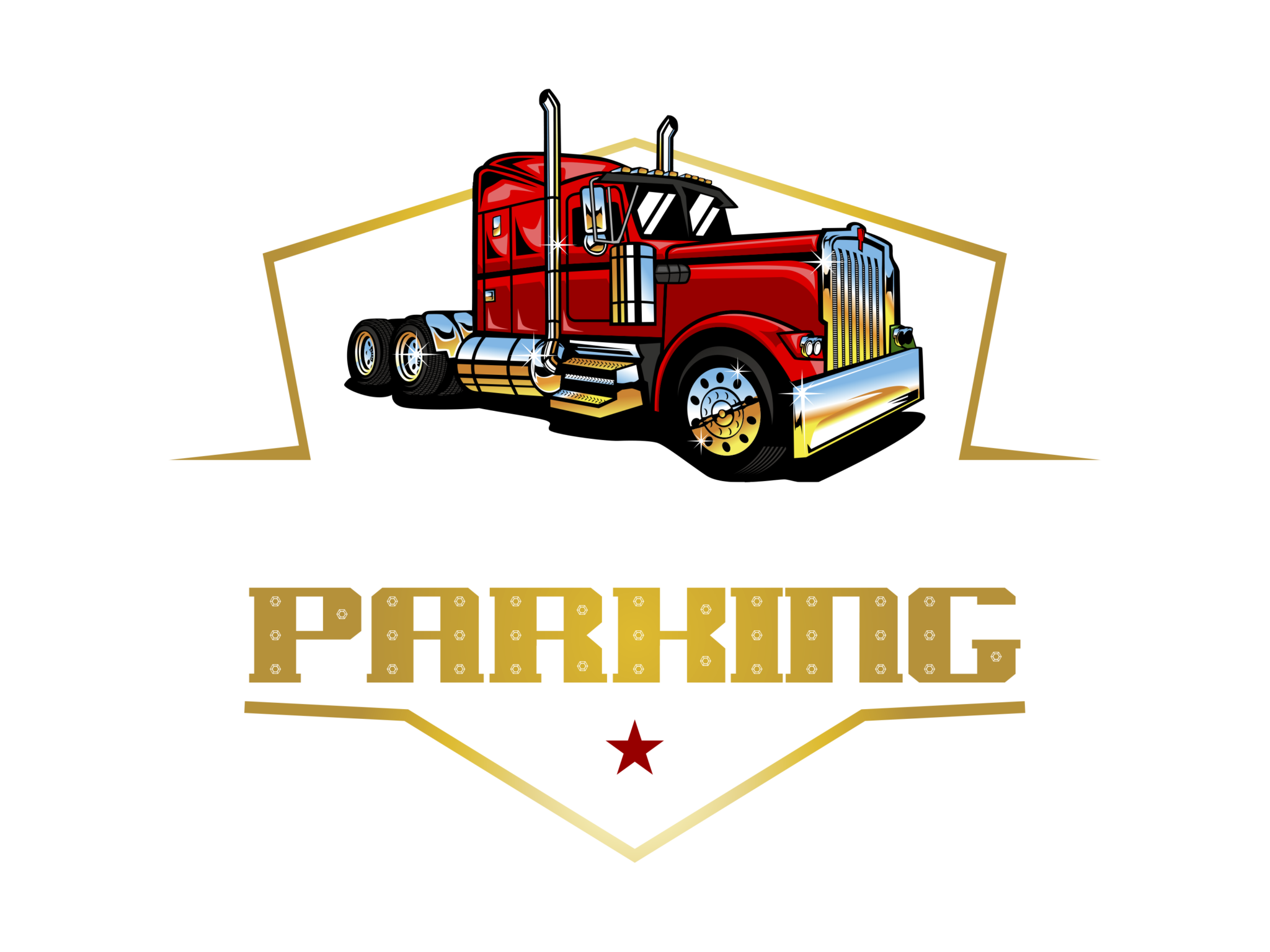 Bobtail parking royal truck parking